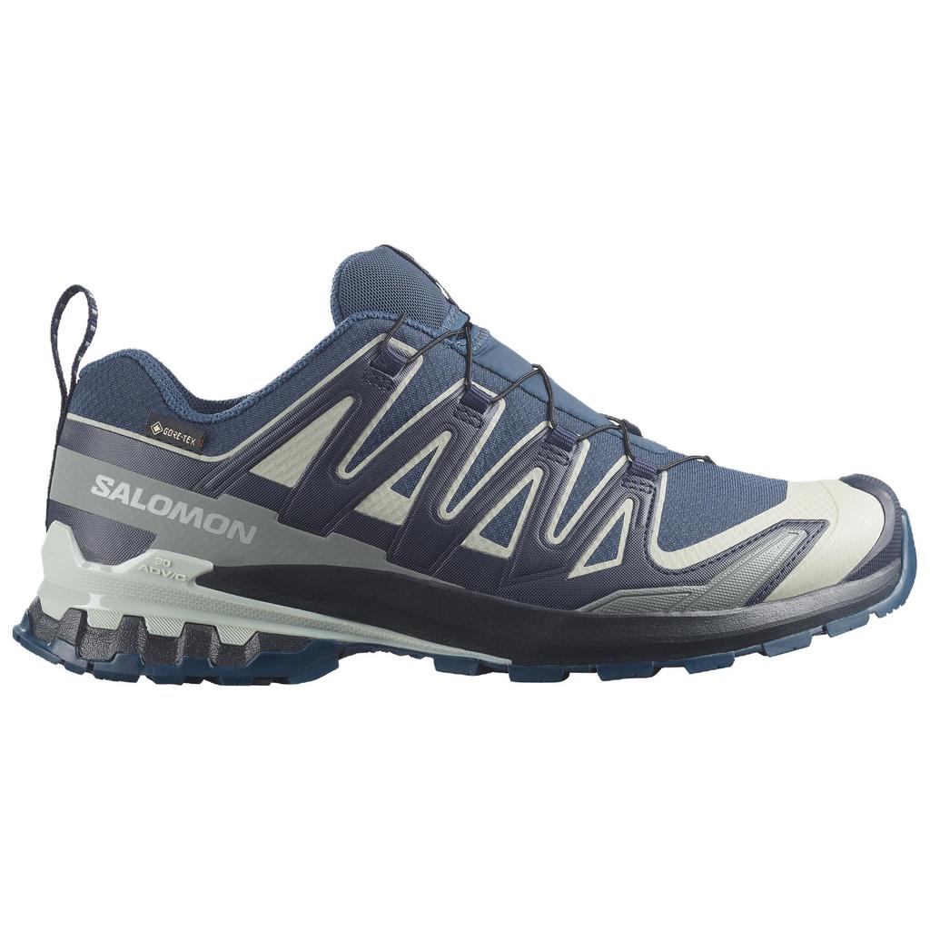 SALOMON XA Pro 3D V9 GORE-TEX Удобные Прочные Водонепроницаемые Поддерживающие Упругие Треккинговые Ботинки Мужские треккинговые ботинки Глубокий синий L49199200