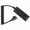 Разветвитель кабеля питания концентратора DTAP Male to 4Port DTAP Female для аккумулятора камеры VLock