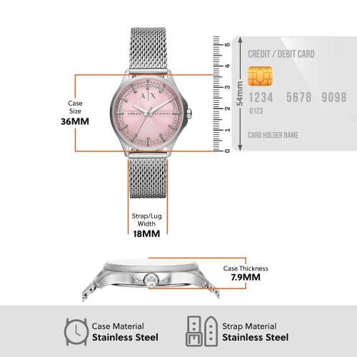 A|X Armani Exchange Women's Watch AX5273 Silver