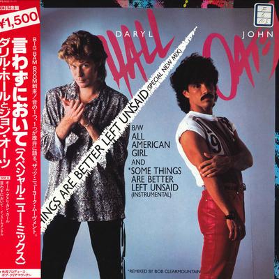 Виниловая пластинка DARYL HALL JOHN OATES Some Things Are Better Unsaid Spe RPS1012 RCA 1985 Япония Obi Рок Б/у