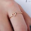 1pc Fashion Simple Lovely Heart Ring for Lovers Women Gift