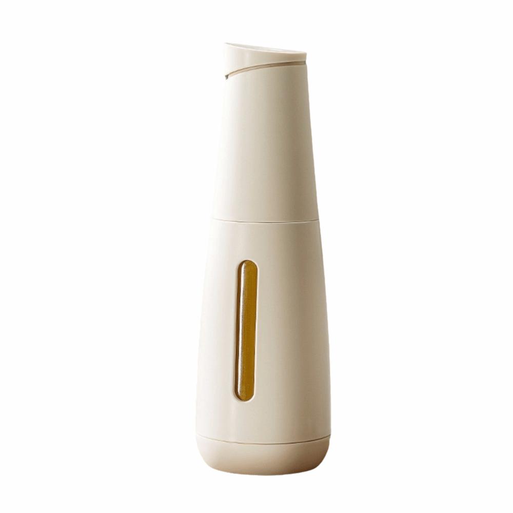 470ML Glass Oil Dispenser Light Proof Glass Visible Window Kitchen Oil Condiment Bottle Automatic Open Close with Scale