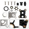 Water Pump Impeller Kit for Johnson Evinrude 8-15HP Outboard W/ Housing 18-3327