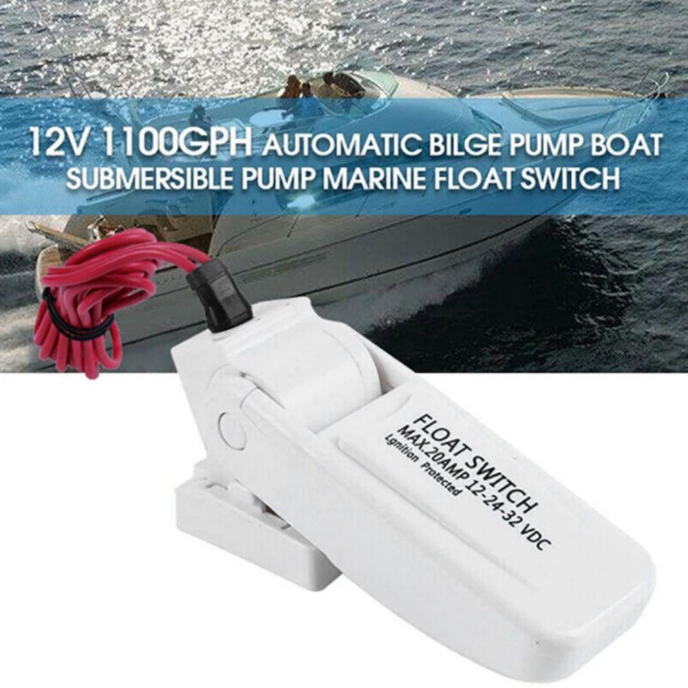 Automatic Bilge Pump Switch DC 12V Flow Sensor Switch For Boat Float Switch  Bilge Pump