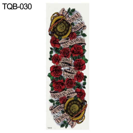 Временная поддельная татуировка на всю руку для мужчин и женщин, наклейка для боди-арта, наклейка для переноса воды