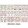Nail Art Stickers Ins Summer Childlike Seven-star Ladybug Fresh Flower Mushroom Watermark Nail Sticker