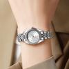 Fashionable and Elegant Round Small Dial with Steel Band Women's Quartz Watch for Christmas and Halloween Gifts