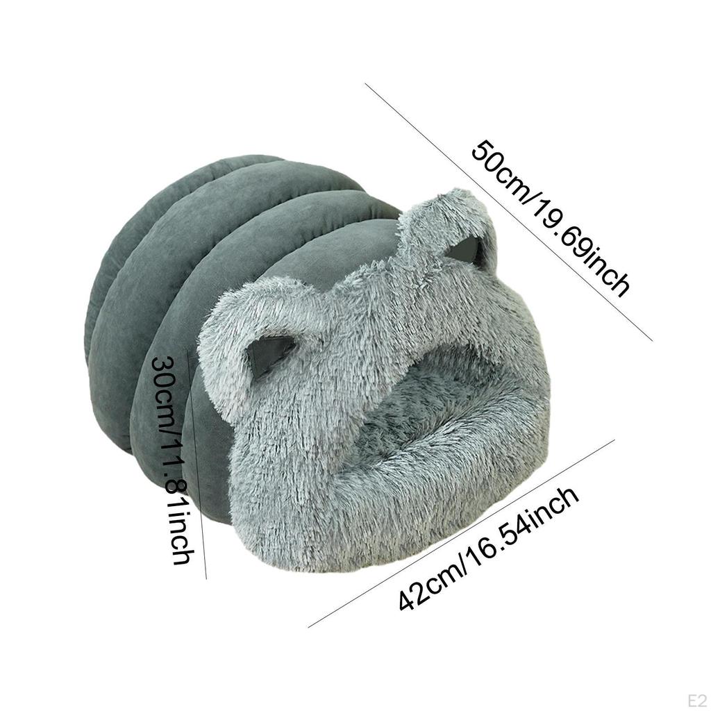 Кровать для кошки - нескользящий спальный мешок, моющийся, теплый, удобный, самонагревающийся, кровать для питомца, котенок, укрытие
