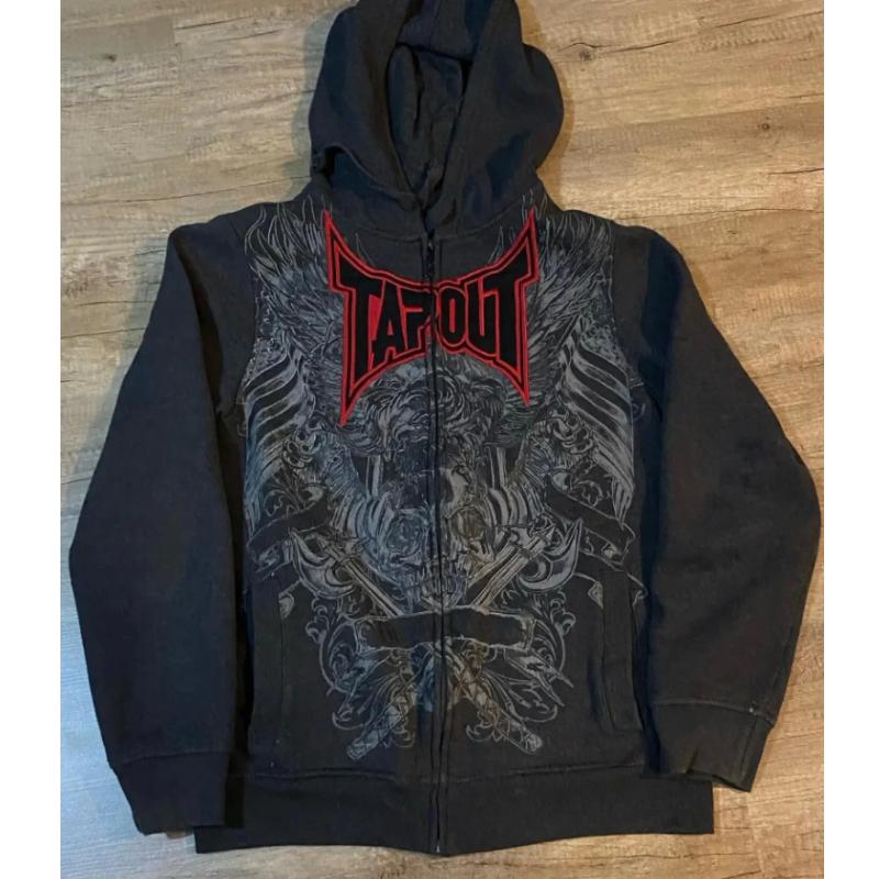 2024 весна и осень американская ретро уличная куртка в стиле Харадзюку в стиле хип-хоп с капюшоном мужская свободная повседневная однотонная куртка Y2k