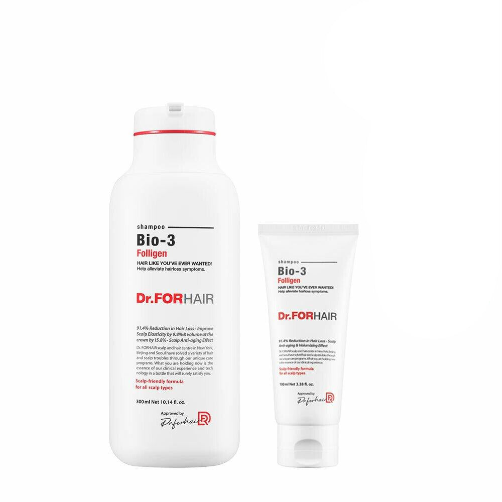 DR.FORHAIR Folligen Bio-3 Шампунь 300мл +100мл Специальный набор