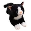 38cm Simulation New Prone Cat Doll Stuffed Plush Toy Cartoon Anime Cute Pillow Pillow for Children's Birthday Gift Fun Doll