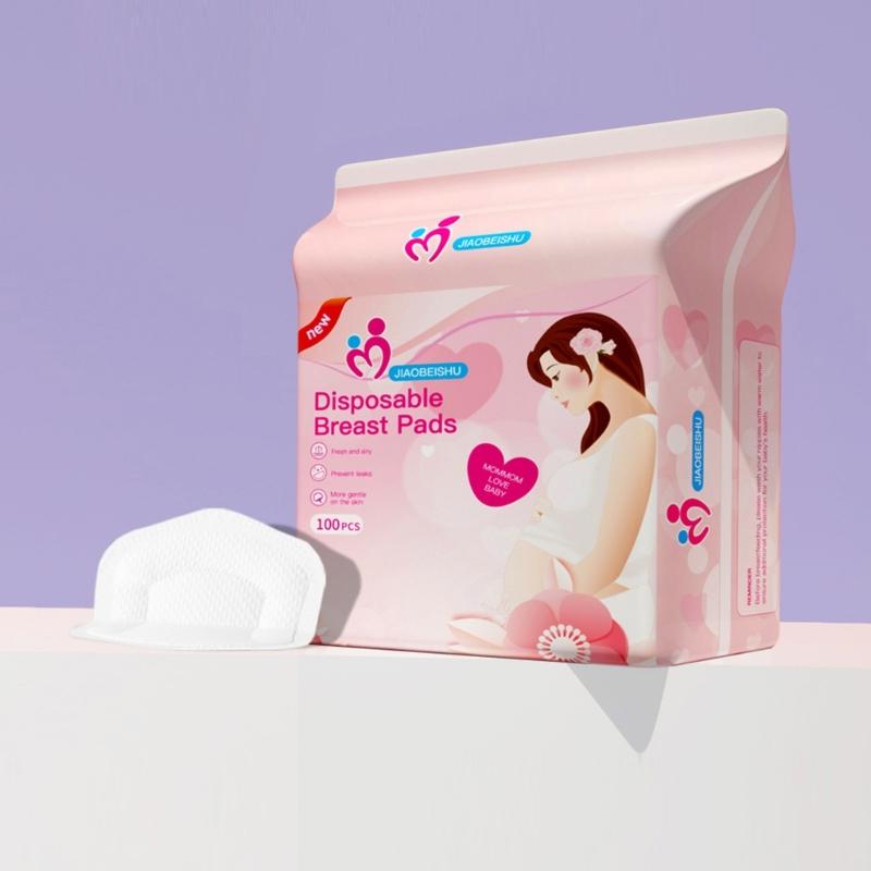 100 шт. Мягкие и дышащие вкладыши для груди для кормления, одноразовые, непротекаемые, для лактации, для послеродового ухода за матерью