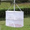 Foldable Dried Vegetable Net Portable Multi-layer Drying Net Clothes Hanging Dryer  Food Drying