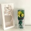 Artificial Decorations 3 Heads Artificial Rose Bouquet Gift Packing Roses  Mother's Day