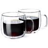 Pokaro Tea Double Wall Glass Set of Heat Resistant Glass Coffee Double Double Glass Can Be Used In Boiling Microwave Heat Cold Heat Resistant