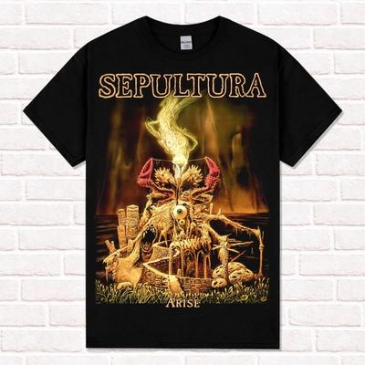 SEPULTURA Arise Унисекс Футболка Хлопок Черная Футболка S-5XL Q3123