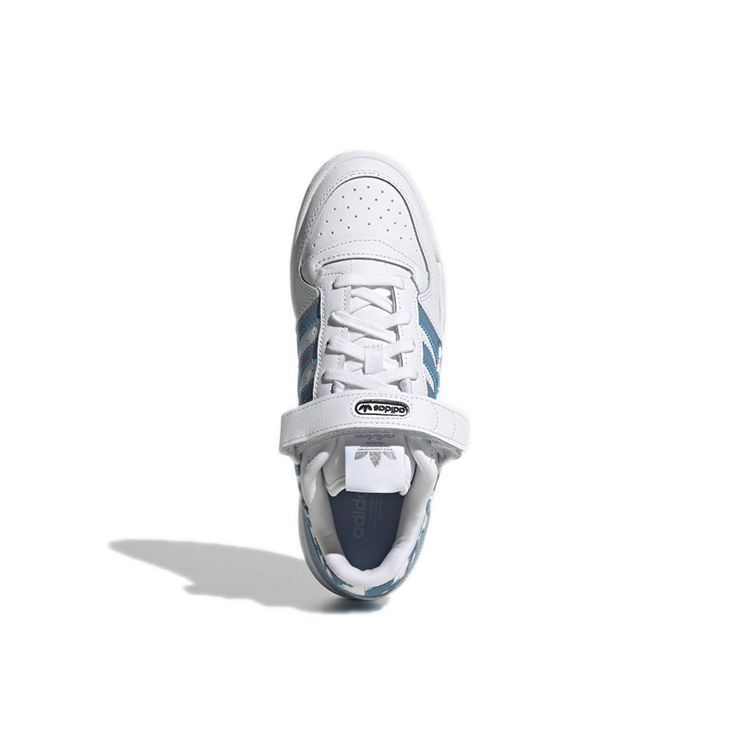 adidas Forum Low Floral - Женские кроссовки Ambient Sky White Cloud-White Legend-Ink GW4854