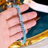 Shiny Zircon Thin Tennis Bracelet Luxury Exquisite Hand Bracelet Jewelry Decoration Daily Wear