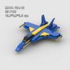 MOC Строительные Блоки Истребитель-бомбардировщик FA18 Hornet Маленькая Деталь Детская Модель Самолета Игрушка Подарок