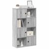 VidaXL Bookcase Sonoma Grey 60x24x101.5 Cm Engineered Wood, Bookshelf, Storage Rack, Book Holder, 860396