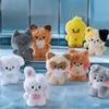 Doll Filling PP Cotton Soft Short Plush Toy Cartoon Cute Dog Cat Rabbit Doll Keychain Fans Gift