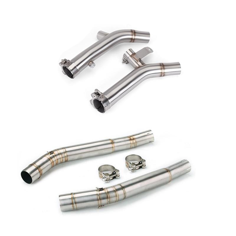 For SUZUKI Hayabusa GSX1300R GSXR1300 2008 - 2020 Motorcycle Exhaust Escape Modify Left Right Side Link Pipe Connect 51mm Muffer