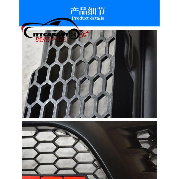 ODM OWN DESIGN MODIFIED GRILLS CAR FRONT RACING GRILL GRILLE FIT FOR HILUX REVO SR5 M70 M80 2015-2017 RAPTOR mask MATT BLACK