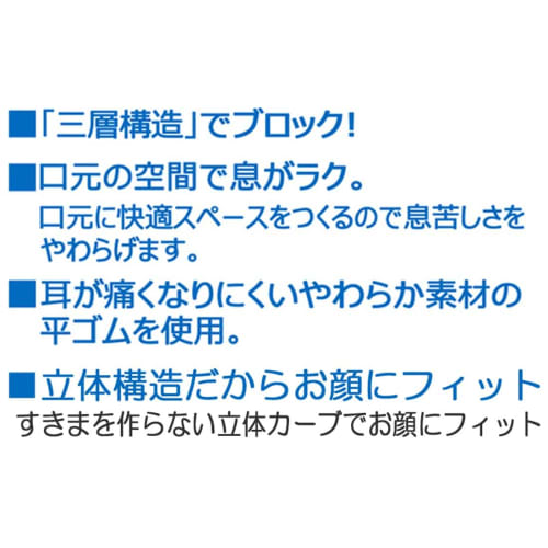 Skater Non-woven 3D Mask 7 Pieces for 2-3 Years Old Children Three Layer Construction Little Bear 23 MSKB1N-A