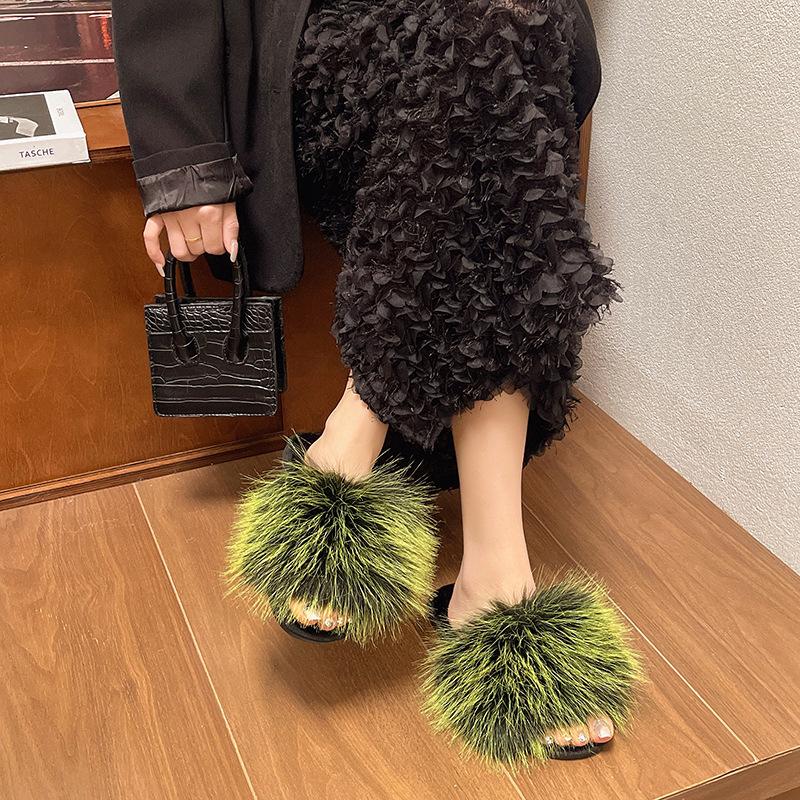 Новые удобные мягкие тапочки с плюшевой подкладкой для дома и улицы, теплые и модные, универсальные меховые тапочки