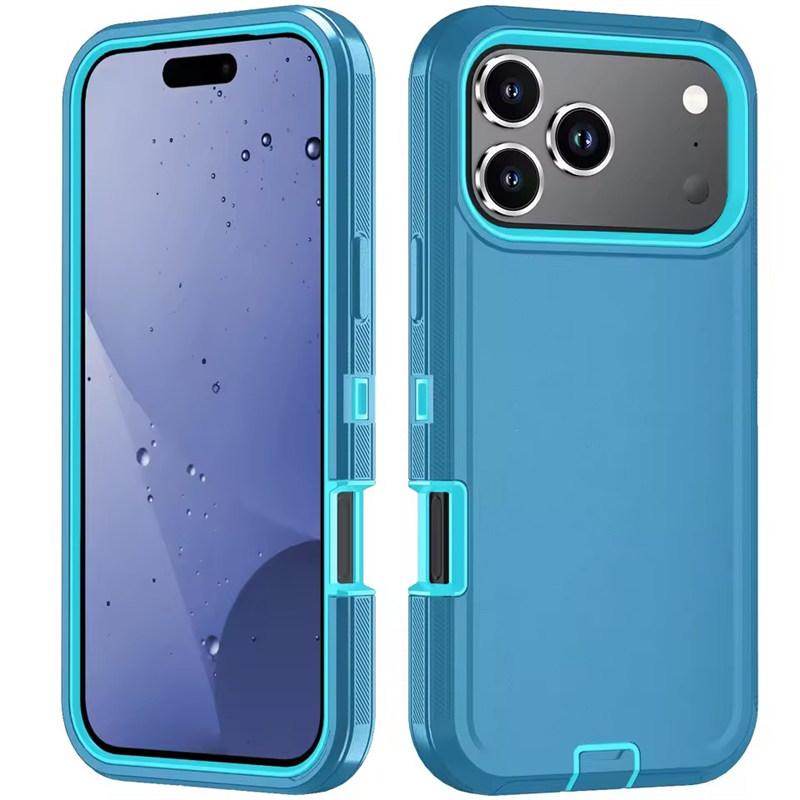 Бронированный противоударный чехол-защитник для телефона для iphone 11 12 13 14 15 16 17 Pro Max X XS XR XSMAX 16E 17AIR Жесткая задняя крышка из ПК+ТПУ