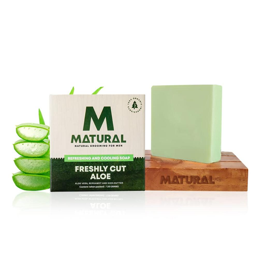 Полностью натуральное твердое мыло ручной работы Matural для мужчин, крепко заваренный кофе с пользой кофе, ванилью и сливочным кокосом - 120 г