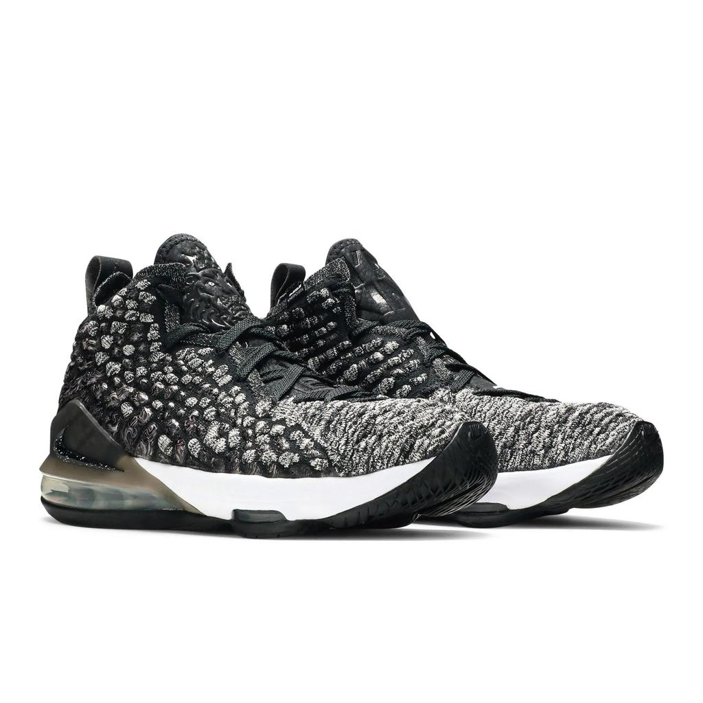 Nike LeBron 17 BG 'In The Arena' (Unisex) Black / Black / White Kids' Basketball Shoes BQ5594 002