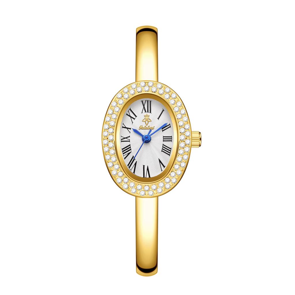 YaLaLuSi Stylish Women's Bracelet Watch: A Simple Elegant Water-Resistant Quartz Timepiece Reloj Mujer Watch for Ladies