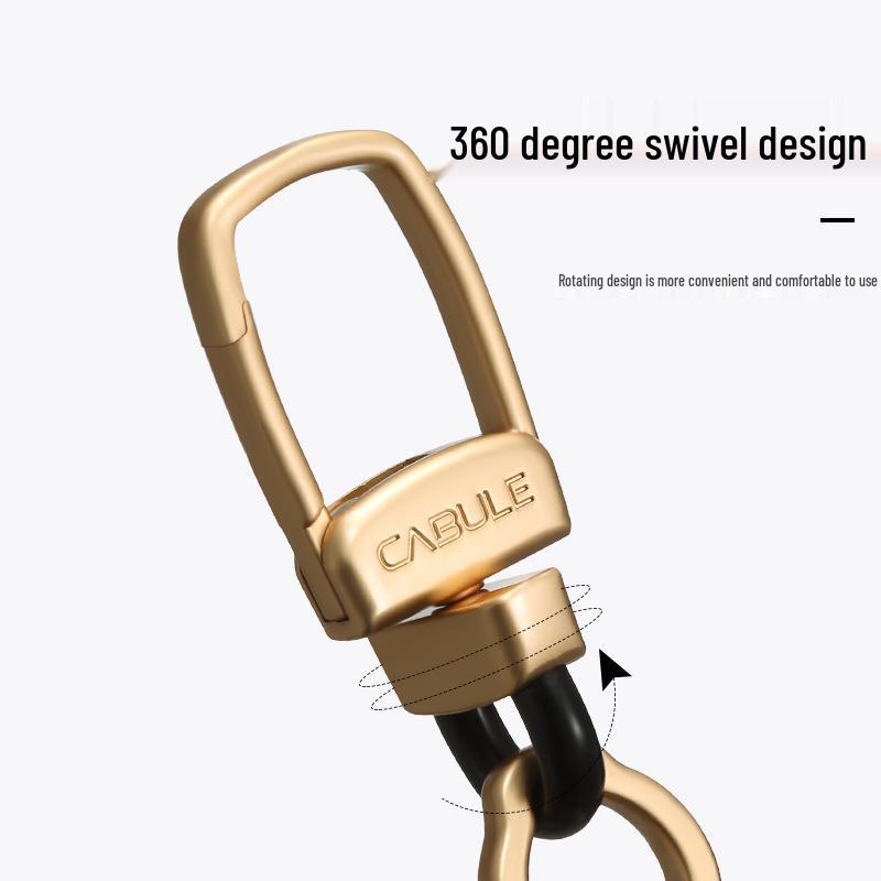 Брелок Cabron Universal из цинкового сплава с маленькой подковообразной пряжкой, идеально подходит для всех сумок для ключей