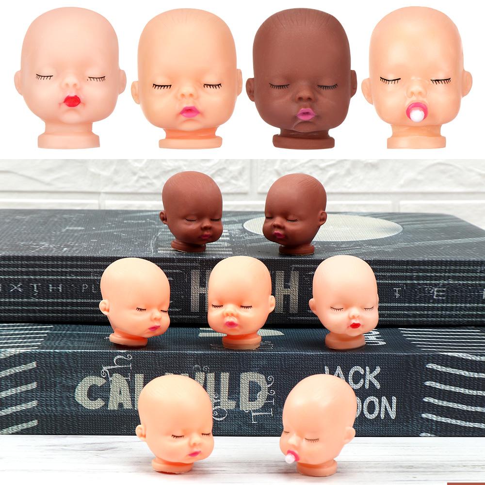 Материал брелок кулон красные розовые губы с соской кормушка мини кукольные головы спящий младенец голова