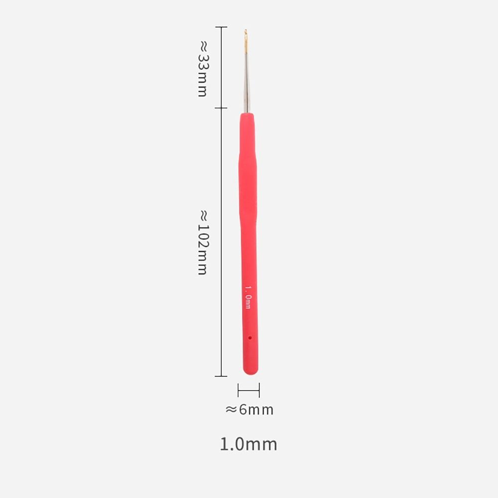 New Rubber Handle Knitting Needles Long Multisize Crocheting Hooks Crocheting Needles Scarf