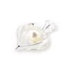 [G1646] - White 'Pearl Beauty' Silver Pendant