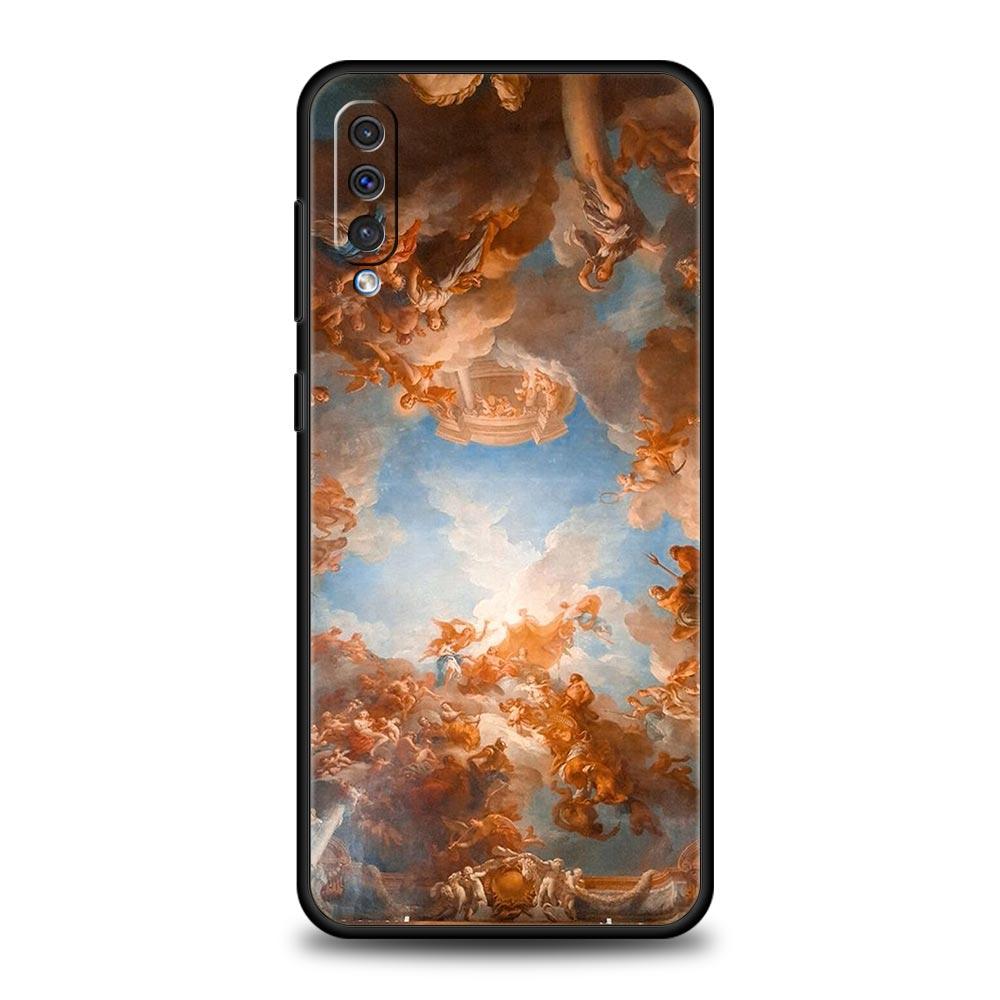 Чехол для телефона «Мона Лиза Ван Гог с масляным рисунком» для Samsung A12 A14 A32 A50 A70 A20E A20S A10S A22 A40 A34 A54 A42 A52 5G A02S A04s