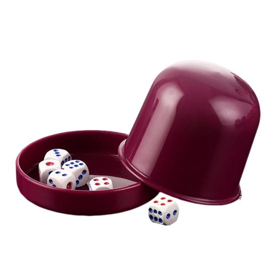 Yousheng 1 набор стакан для игральных костей с основанием 6 игральных костей для тяжелых условий эксплуатации ручной шейкер стакан взрослые семейный вечер бар вечеринка азартные игры выпивка настольная игра казино оборудование