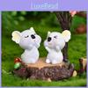 Милое украшение в виде коалы из смолы Очаровательный микроландшафт для сада Сделай сам Аксессуар для хрустального шара