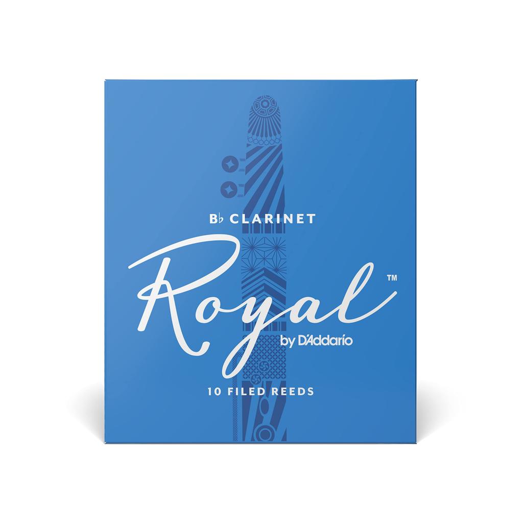 WoodWinds Reed for Bb Clarinet ROYAL RCB1025 10 Pieces D'Addario D'Addario [Hardness 2.5] []