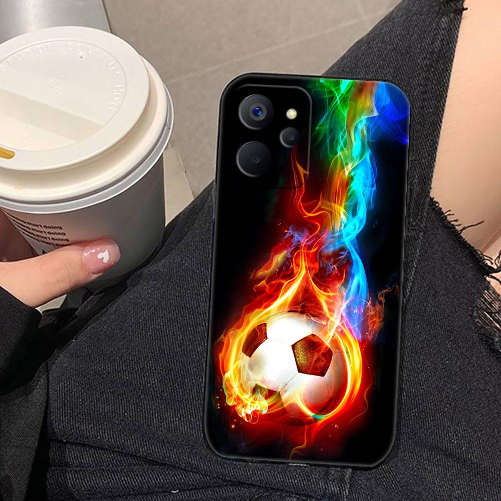 Чехол для телефона с футбольным мячом Для Realme C75 C71 C65 C63 C55 C53 C35 C33 C30 C21 C11 7 6 5 GT NEO 2 NARZO 50 X50 50I Capa Case