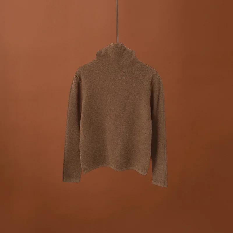 Трикотаж для детей, майка с полувысоким воротом, осень-зима 2024, майка для мальчиков и девочек, внутри, длинный рукав, детские топы, одежда