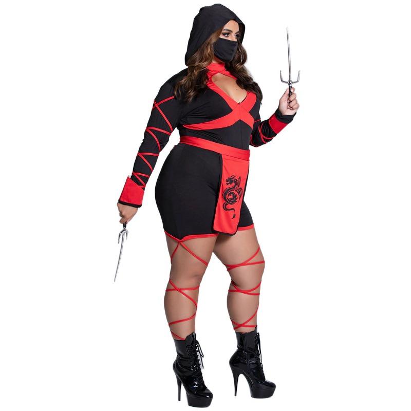 S-XXL Костюмы ниндзя больших размеров, костюм на Хэллоуин, Наруто, косплей самурая