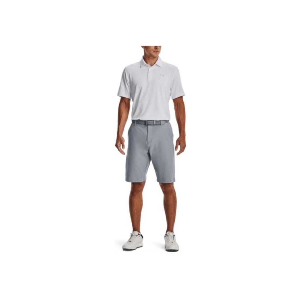 Under Armour Однотонная рубашка-поло для гольфа с коротким рукавом, мужская, белая 1378673-100