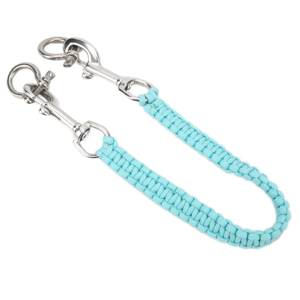 Ручка для дайвинг-камеры Веревка Ночное свечение Прочная Защита от ржавчины Защита от коррозии Подводная камера Шнурок для переноскиСиний