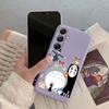 Totoro Anime Phone Case For iPhone Samsung A55 S24 FE S25 M35 Xiaomi Redmi Note 13Pro 14C Huawei Honor 200 Realme Shockproof Anti-Scratch Matte Cover