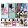 Owl Hearts Lover Christmas Phone Cover For Oppo Realme 8Pro 6PRO 6i 7pro 9i 9pro C11 C21Y C21 C25Y C25S C3 Q3S XT Cases Coque
