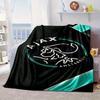 AFC Ajax Emblem Design Portable Blanket/Soft Blanket Bedding Blanket Suitable for Travel Camping Living Rooms Offices Sofas Fan Gifts