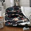 1Pc Rock Star Jyp'S Puzzle Blanket Soft Throw Blanket For Home Bedroom Bed Sofa Travel Office Solid Christmas Blanket